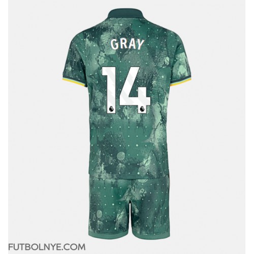 Camiseta Tottenham Hotspur Archie Gray #14 Tercera Equipación para niños 2024-25 manga corta (+ pantalones cortos)